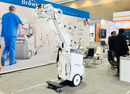 Mobile X-ray System MobileCooper Showcased at PCR 2024 for Clinical Radiography Applications